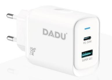 DADU DC-606 30W PD+QC PD Super Fast Sam Mi And Oppo PD , Oppo charger