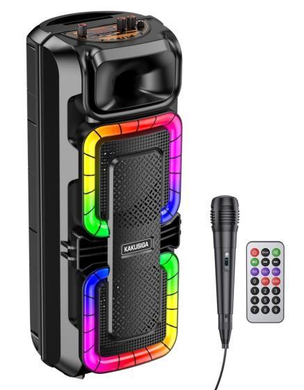 KAKUSIGA KK-8214 flame light wireless speaker