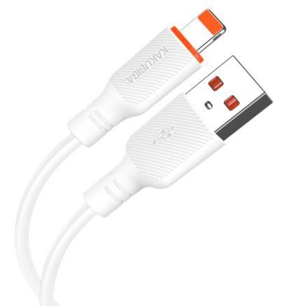 KAKUSIGA KSC-1032 smart charging data cable (Lightning) (1M) (Separated packing) MOQ 1000PCS/Carton Per Color