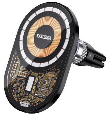 KAKUSIGA KSC-1060 transparent wireless charging magnetic car holder