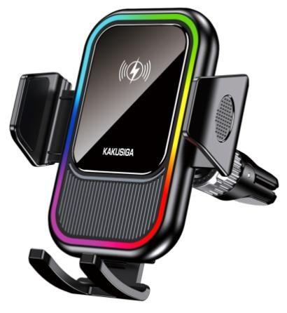 KAKUSIGA KSC-1184 JIEYUAN wireless fast charging car holder (air outlet)
