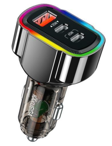 KAKUSIGA KSC-1207 100W three-port (2C1A) car charger