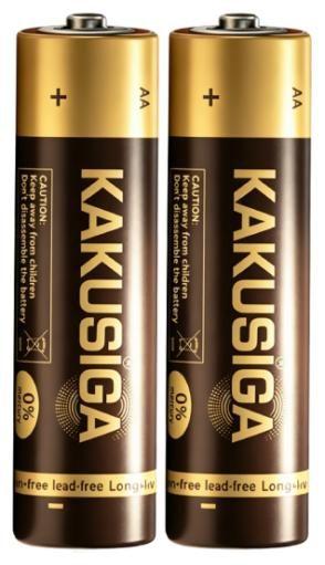 KAKUSIGA KSC-1284 AAA Alkaline Batteries (LR03) (2-Pack)