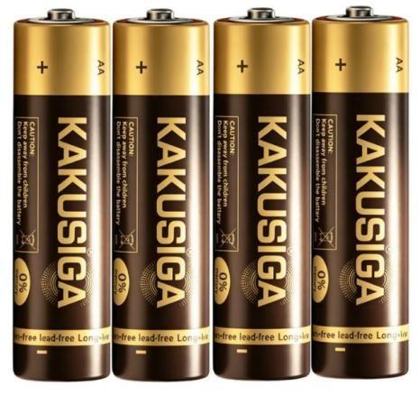 KAKUSIGA KSC-1287 AA Alkaline Batteries (LR6) (4-Pack)