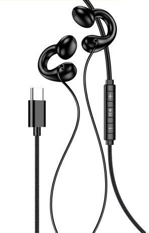 KAKUSIGA KSC-1326 universal Type-C digital earphones with mic