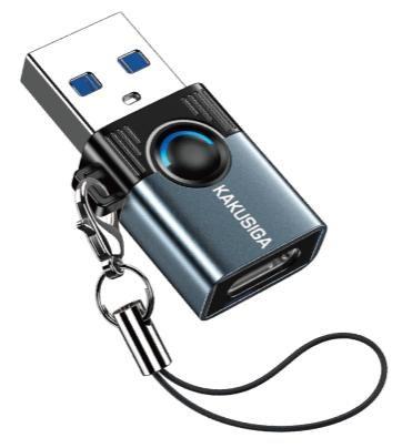 KAKUSIGA KSC-1441 USB3.0 male to TYPE-C female OTG adapter