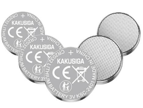 KAKUSIGA KSC-2401 CR2032 Button Cell Battery (5-Pack)