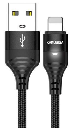 KAKUSIGA KSC-327 intelligent power off charging data cable (Lightning)