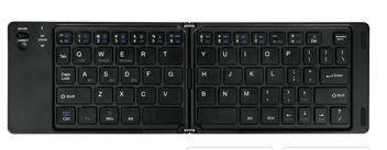 KAKUSIGA KSC-864 Mini Folding Ultra-thin Wireless Keyboard (English Version)