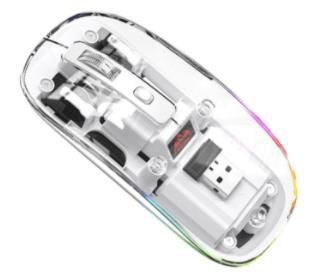 KAKUSIGA KSC-874 dual-mode silent wireless mouse (rechargeable model)