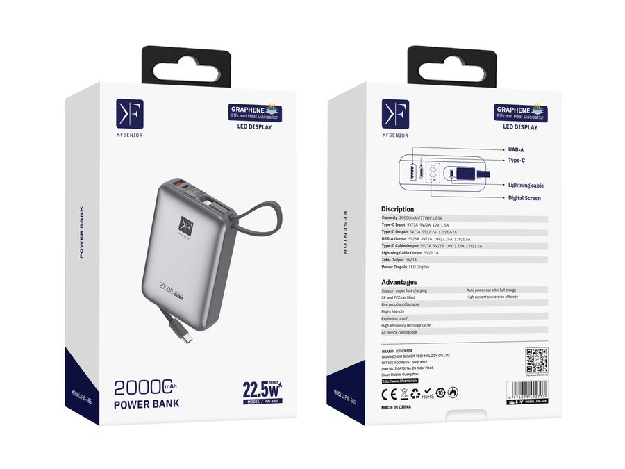 KF SENIOR PW-685 Power bank