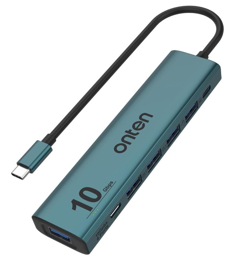 ONTEN OTN-UC615 6-in-1 USB 3.2 Gen 2 6-Ports Hub 6