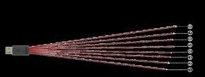 QianLi mAi silicone power cable USB port 8 in 1 （only the wire）
