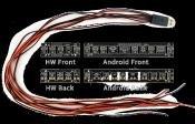QianLi mAi silicone power cable USB port 8 in 1 *2 wires (For HW & Android, have been soldered)