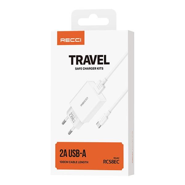 RECCI RC58EC 2A EU charger EU PLUG