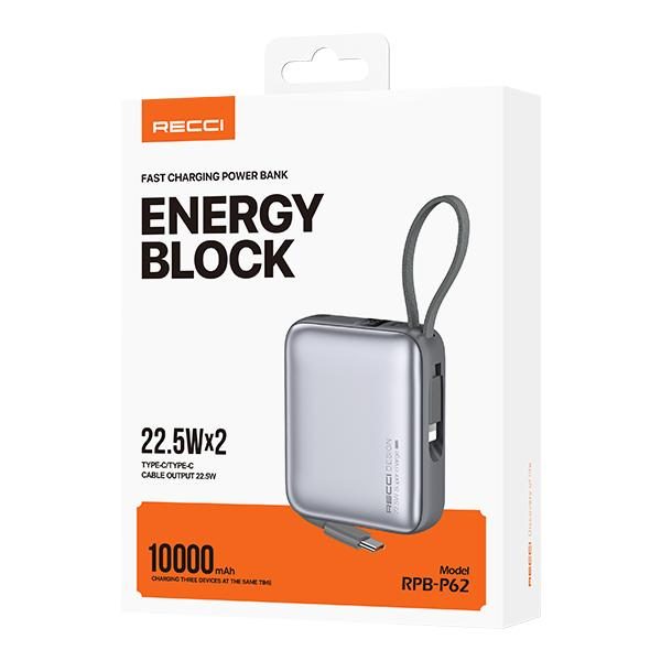 RECCI RPB-P62 Energy Block 22.5W+PD 20W
