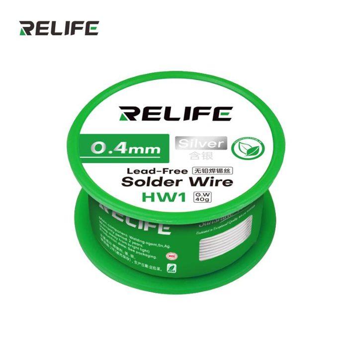 RELIFE HW1 Lead-free solder wire 0.4MM/40G