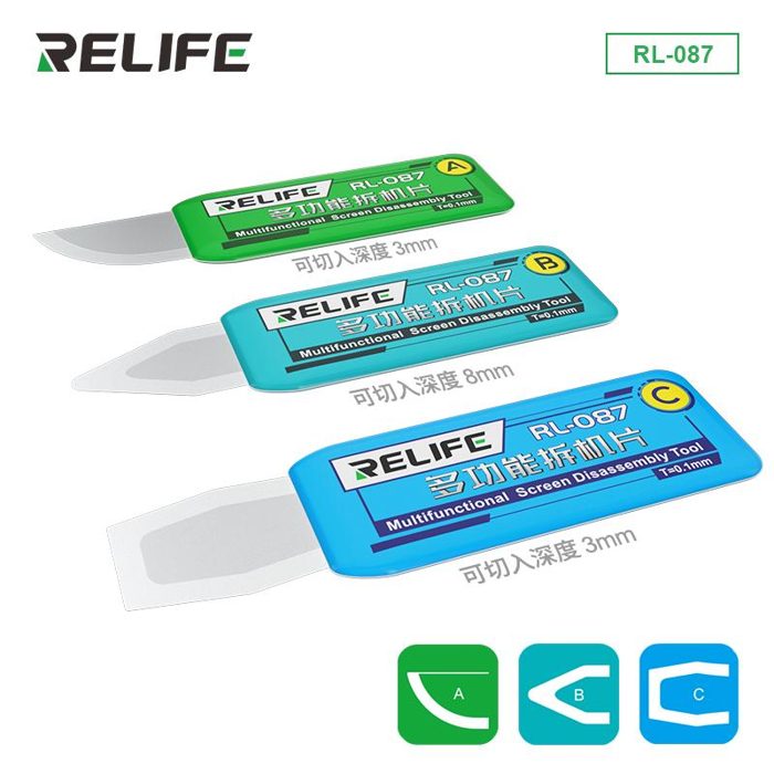 RELIFE RL-087 Multifunctional screen disassembly tool set
