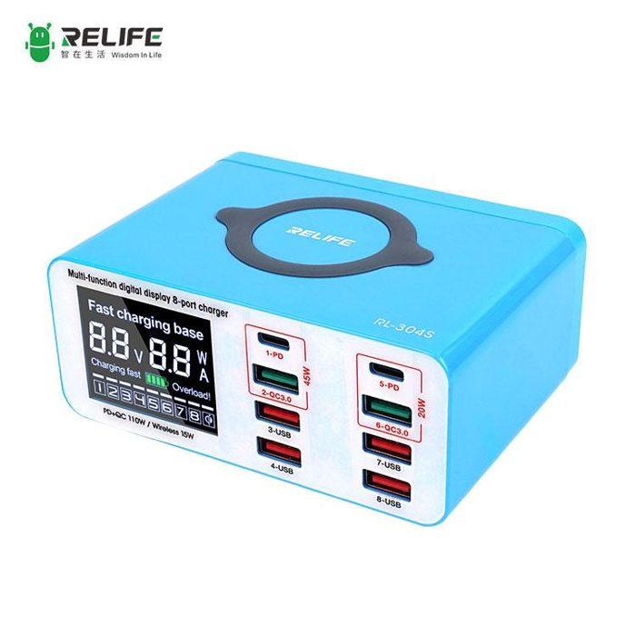 RELIFE RL-304S Multifunctional Digital Disply 8 Port