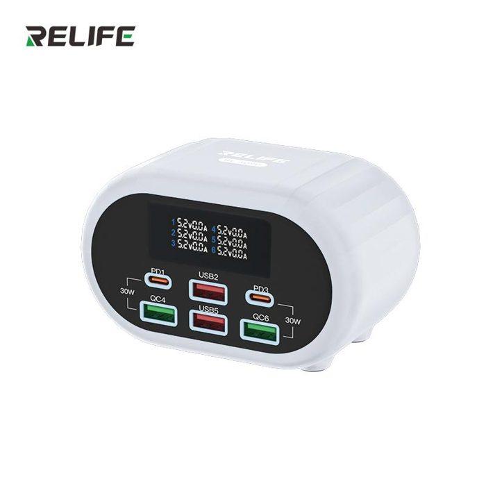 RELIFE RL-309U Smart 6- port charger/Silvery