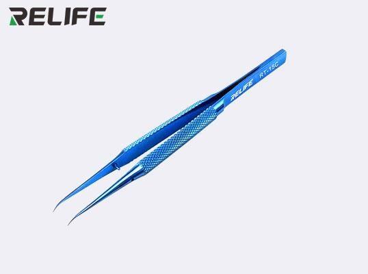 RELIFE RT-15C Ultra- Precision Titanium Alloy Tip Tweezers