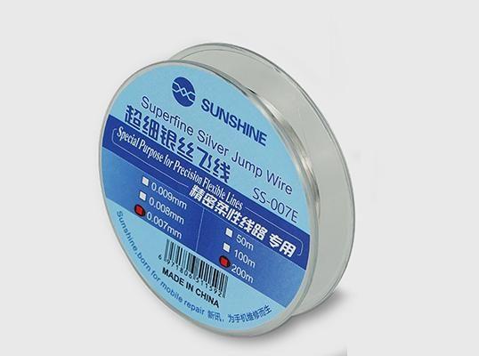 SUNSHINE SS-007E silver jump wire /200M/0.007MM