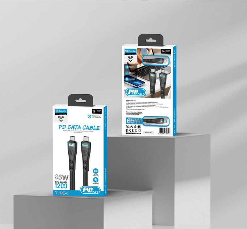 SOLOFFER CC90 C- LIGHTNING USB data cable